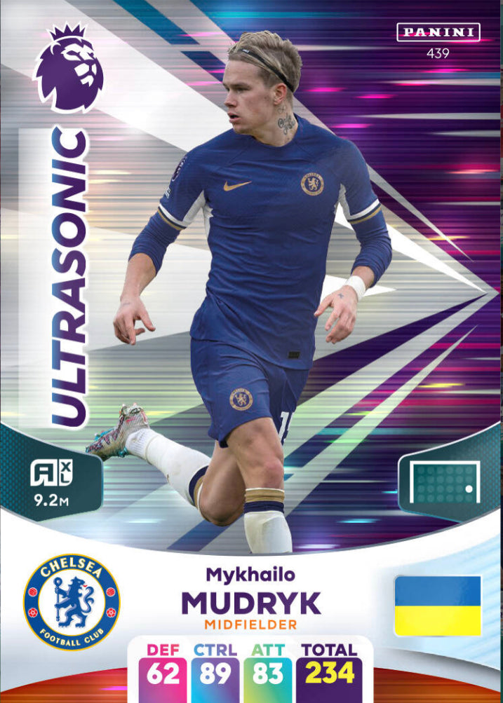 Panini Adrenalyn XL 2023/24 - 439 - Mykhailo Mudryk - Ultrasonic