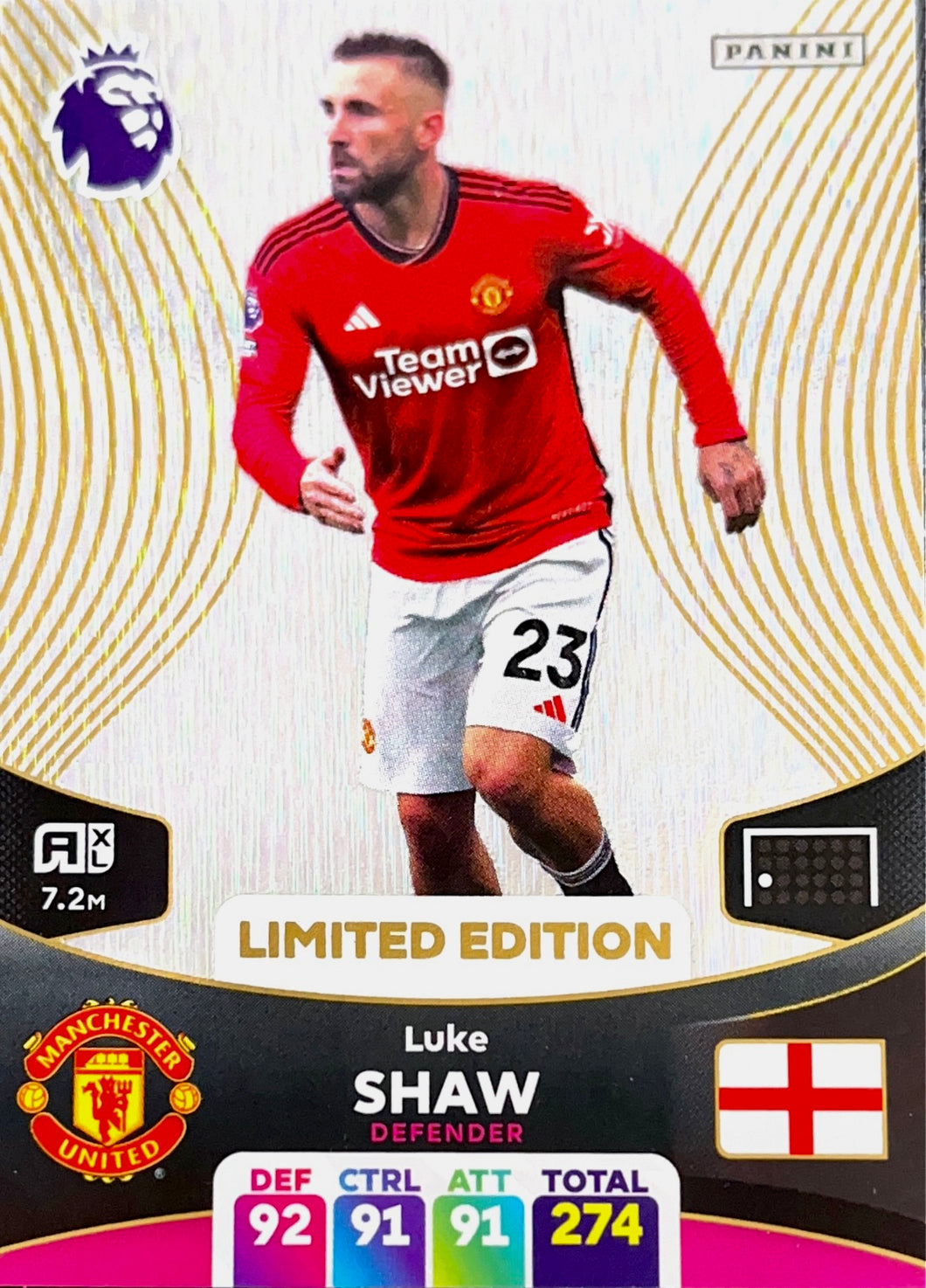 Panini Adrenalyn XL 2023/24 - Luke Shaw - Limited Edition