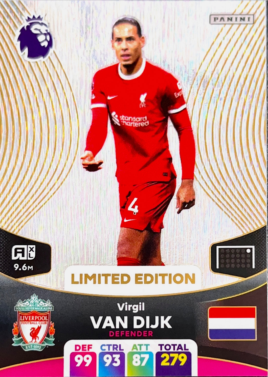 Panini Adrenalyn XL 2023/24 - Virgil Van Dijk - Limited Edition