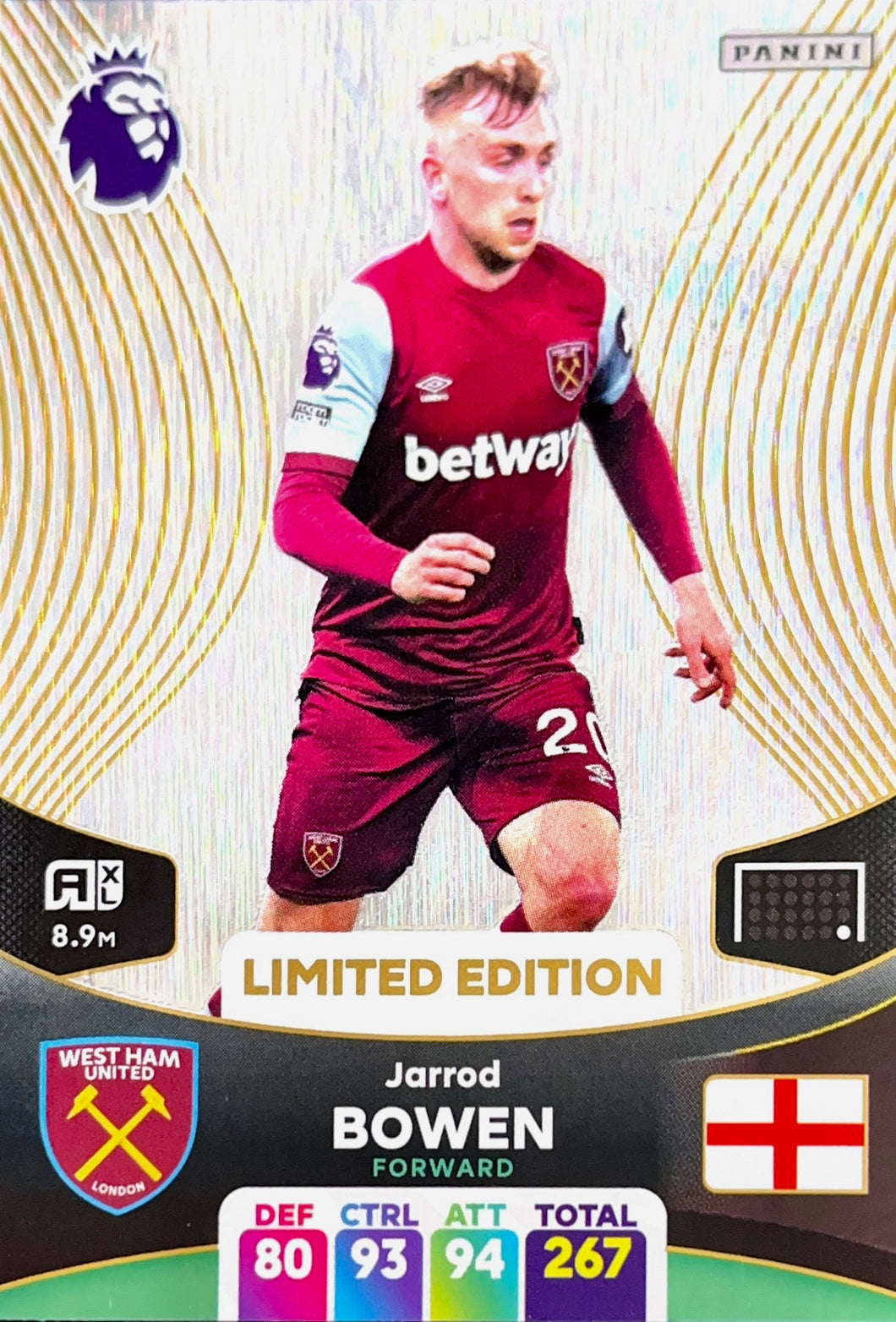 Panini Adrenalyn XL 2023/24 - Jarrod Bowen - Limited Edition