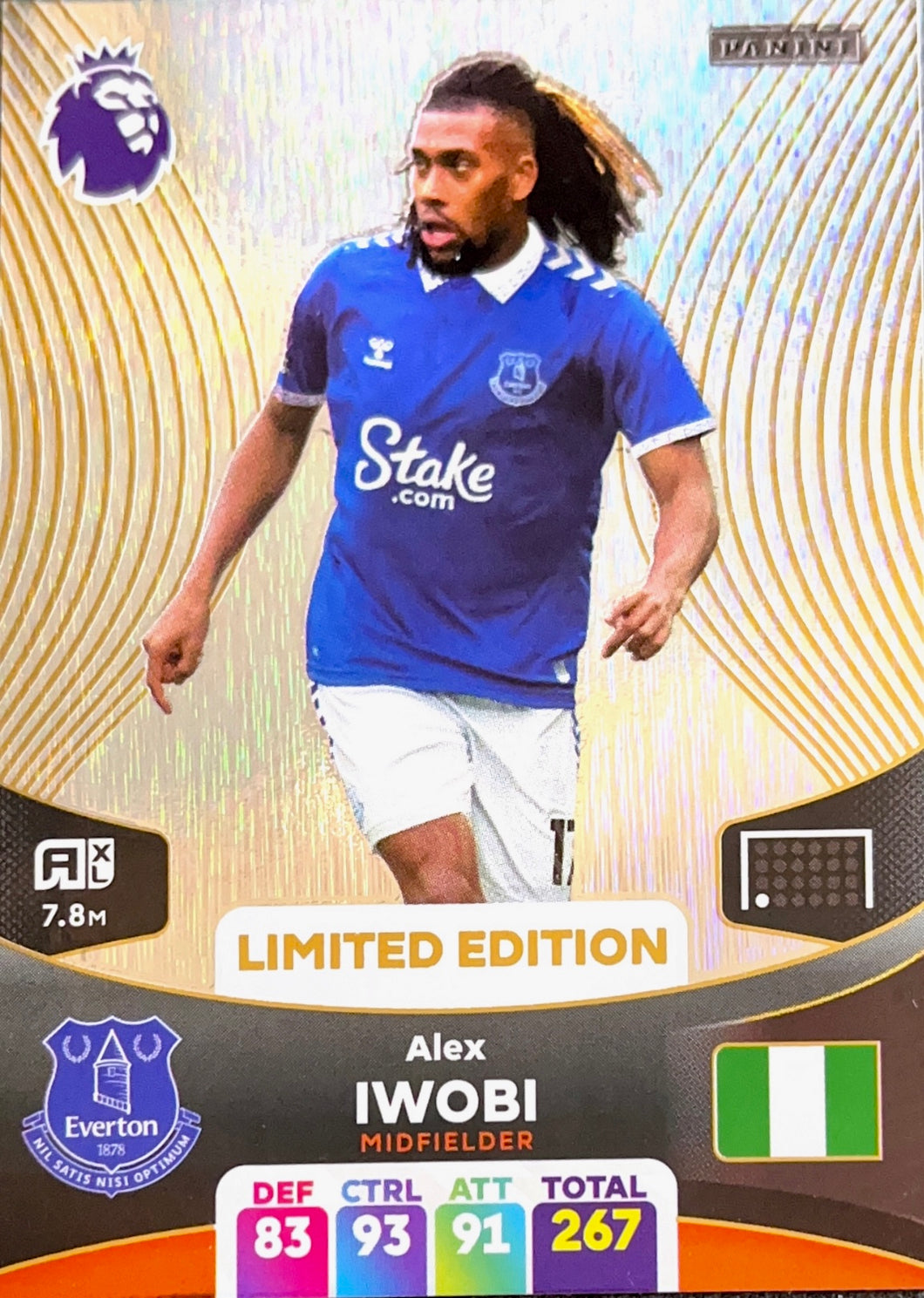 Panini Adrenalyn XL 2023/24 - Alex Iwobi - Limited Edition