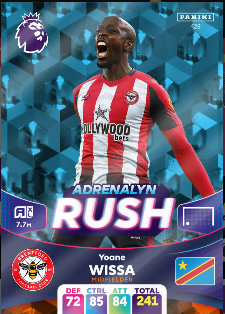 Panini Adrenalyn XL 2023/24 - 428 - Yoane Wissa - Adrenalyn Rush