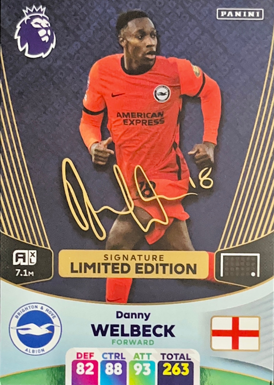 Panini Adrenalyn XL 2023/24 - Danny Welbeck - Signature Limited Edition