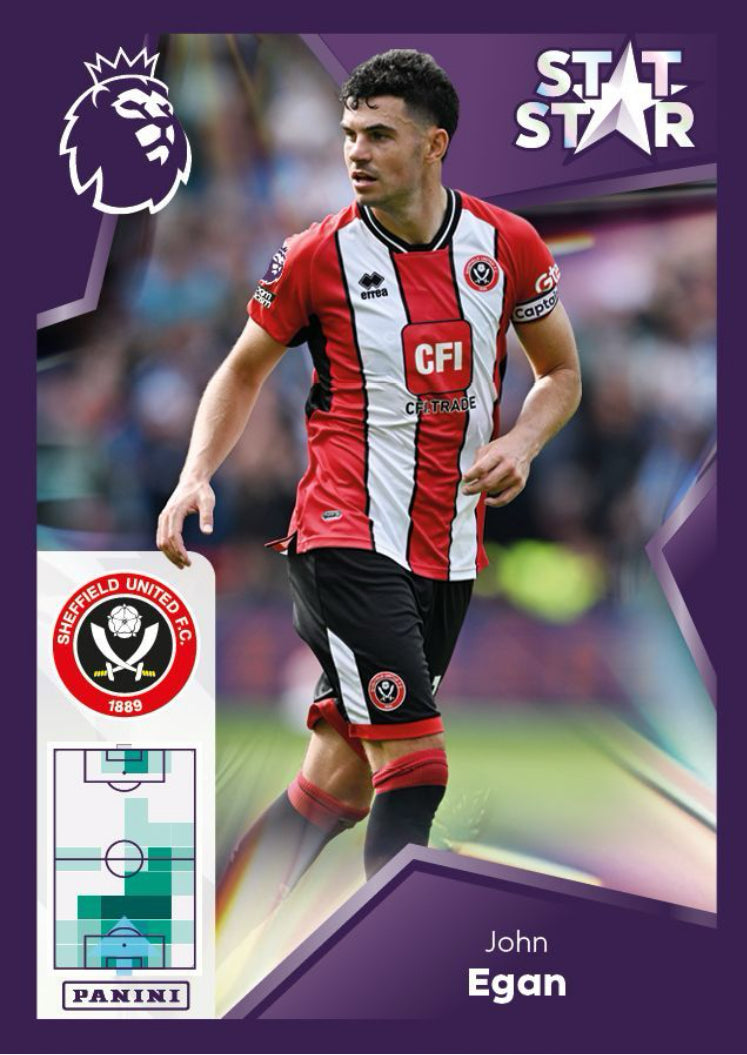Premier League 2024 - 548 - John Egan - Stat Star