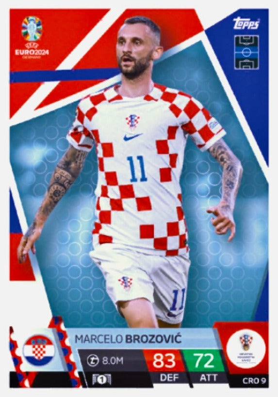 Topps Match Attax Euro 2024 - CRO 009 - Marcelo Brozovic