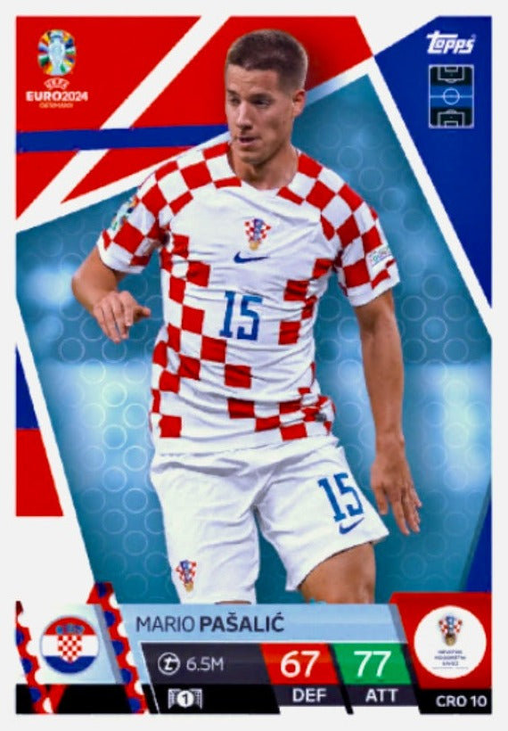 Topps Match Attax Euro 2024 - CRO 010 - Mario Pasalic