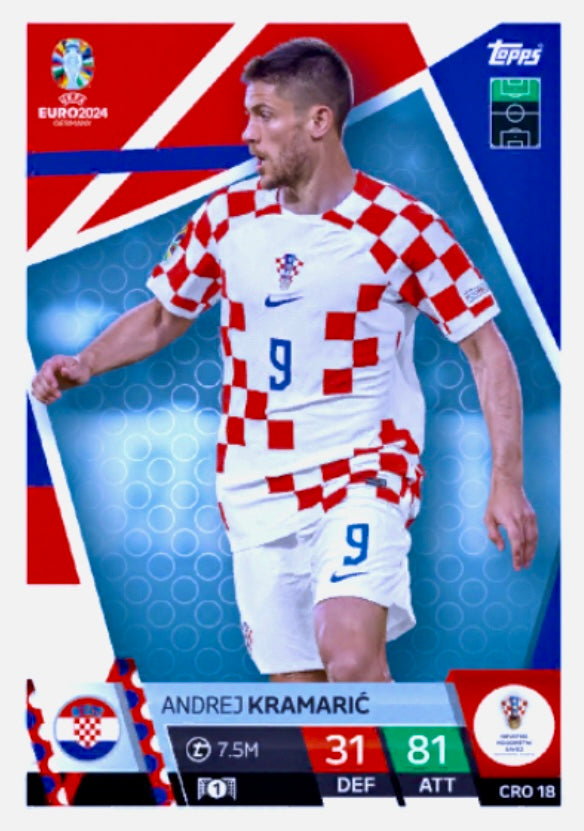 Topps Match Attax Euro 2024 - CRO 018 - Andrej Kramaric