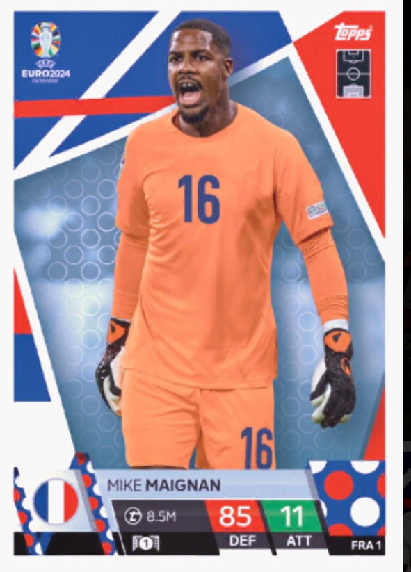 Topps Match Attax Euro 2024 - FRA 001 - Mike Maignan