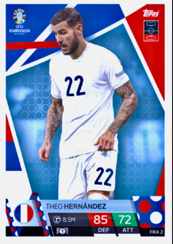 Topps Match Attax Euro 2024 - FRA 002 - Theo Hernández