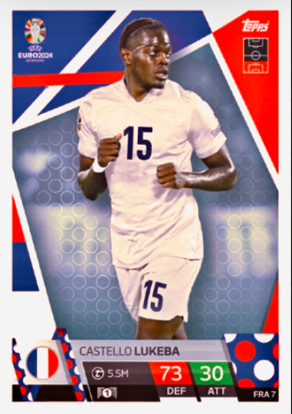 Topps Match Attax Euro 2024 - FRA 007 - Castello Lukeba