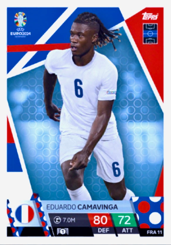 Topps Match Attax Euro 2024 - FRA 011 - Eduardo Camavinga