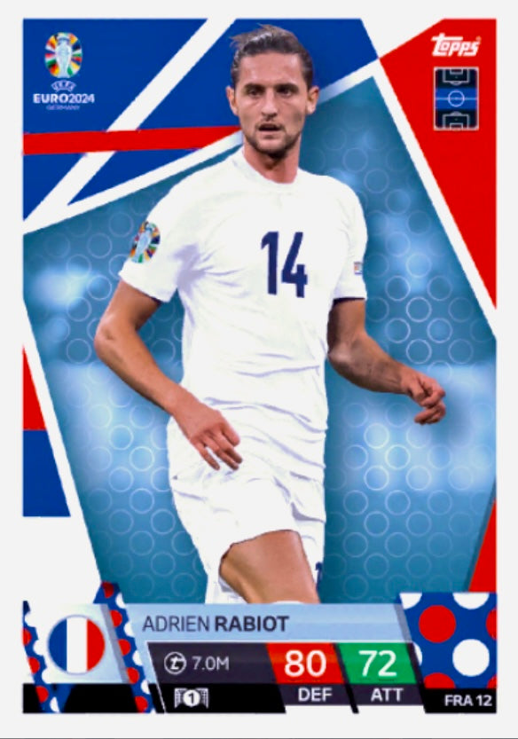 Topps Match Attax Euro 2024 - FRA 012 - Adrien Rabiot