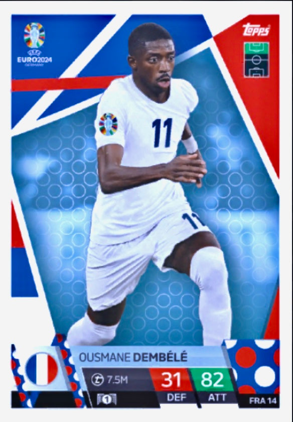 Topps Match Attax Euro 2024 - FRA 014 - Ousmane Dembélé