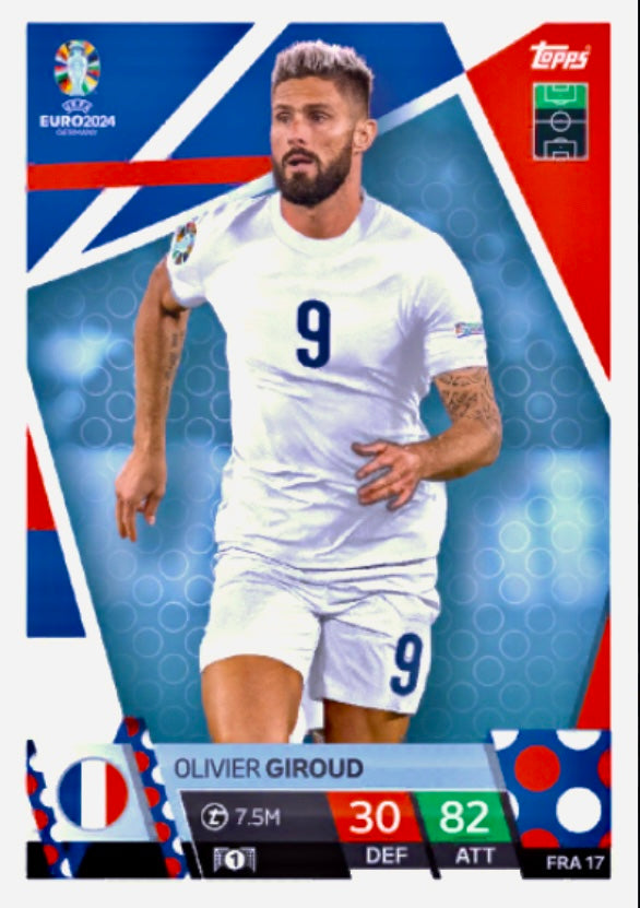 Topps Match Attax Euro 2024 - FRA 017 - Olivier Giroud