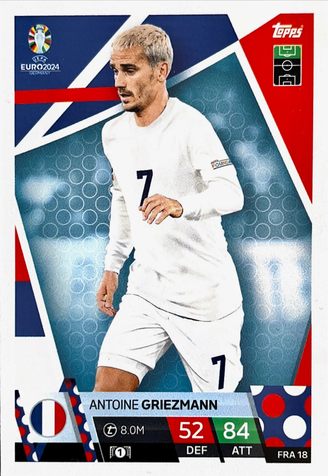 Topps Match Attax Euro 2024 - FRA 018 - Antoine Griezmann