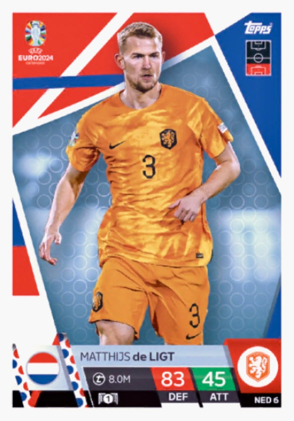 Topps Match Attax Euro 2024 - NED 006 - Matthijs de Ligt