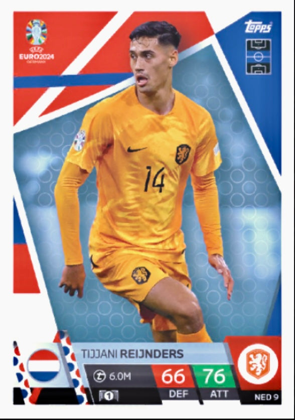 Topps Match Attax Euro 2024 - NED 009 - Tijjani Reijnders