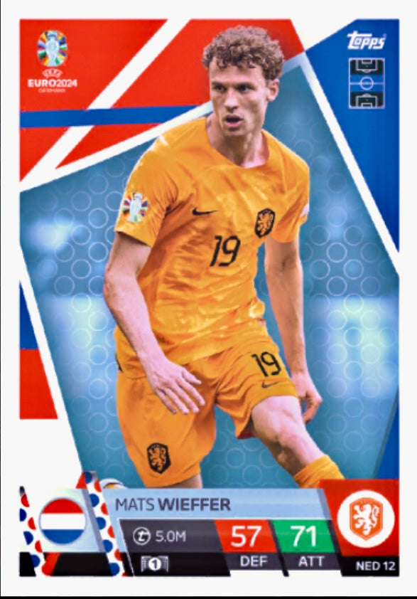 Topps Match Attax Euro 2024 - NED 012 - Mats Wieffer