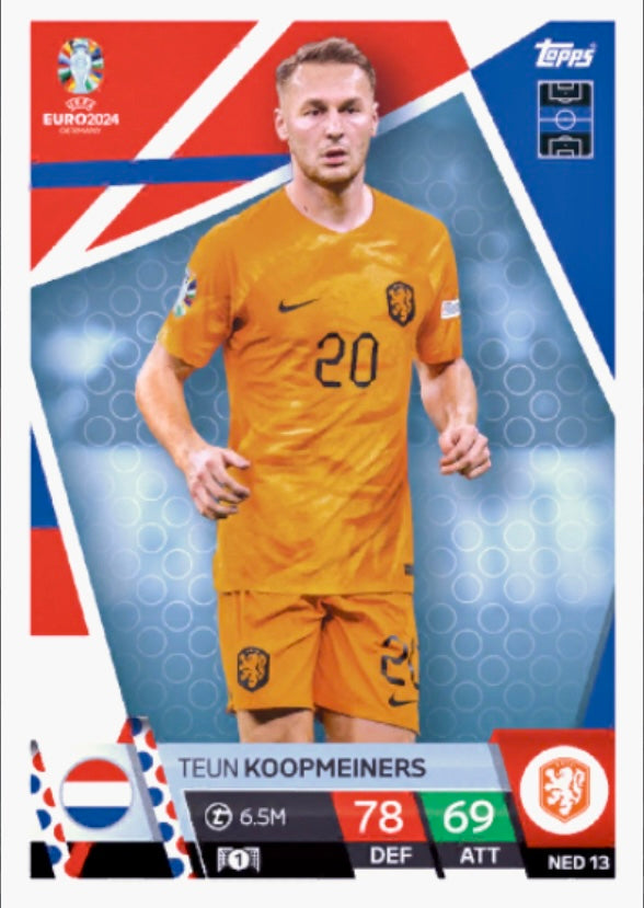 Topps Match Attax Euro 2024 - NED 013 - Teun Koopmeiners