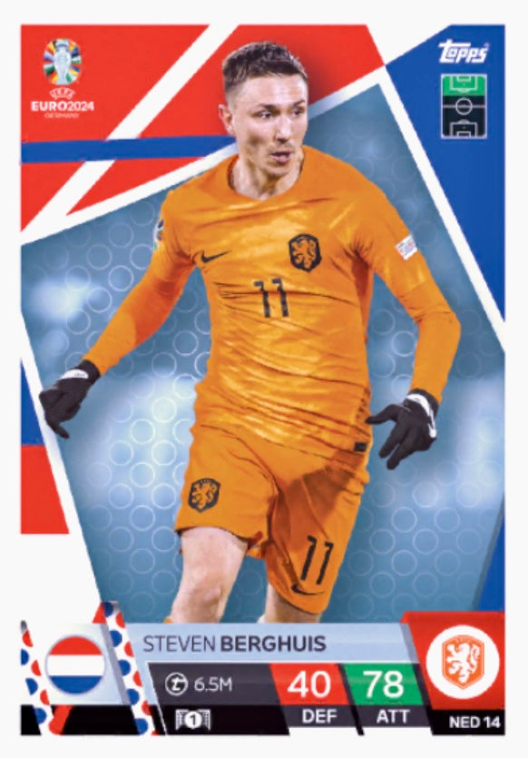 Topps Match Attax Euro 2024 - NED 014 - Steven Berghuis