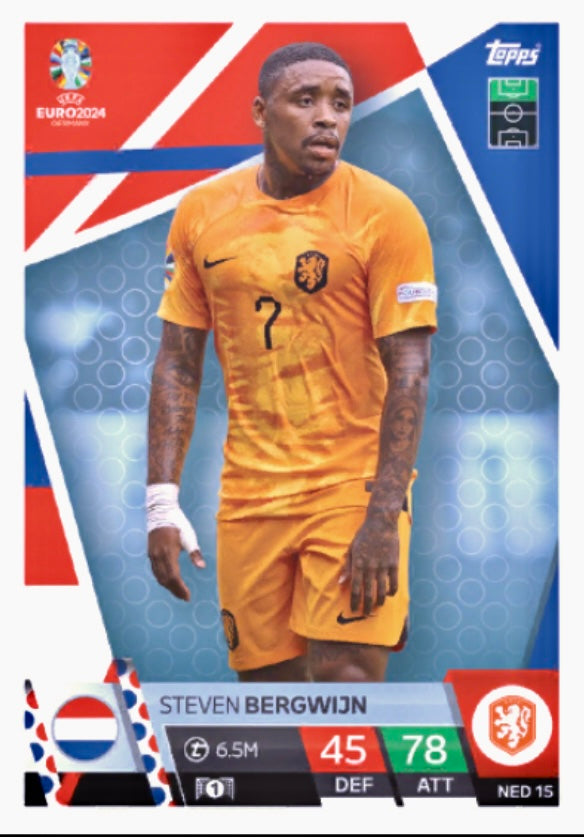 Topps Match Attax Euro 2024 - NED 015 - Steven Bergwijn