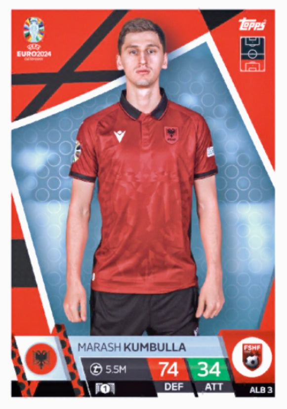 Topps Match Attax Euro 2024 - ALB 003 - Marash Kumbulla