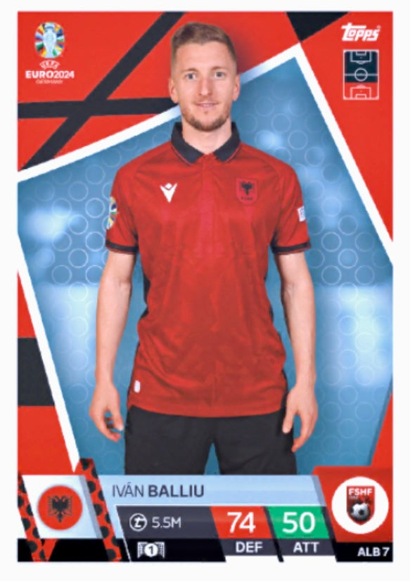 Topps Match Attax Euro 2024 - ALB 007 - Iván Balliu