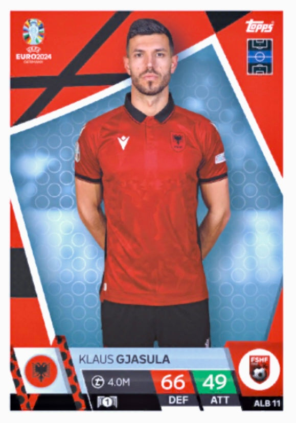 Topps Match Attax Euro 2024 - ALB 011 - Klaus Gjasula