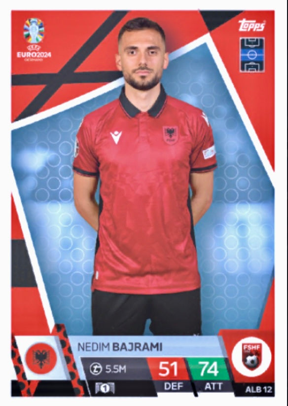 Topps Match Attax Euro 2024 - ALB 012 - Nedim Bajrami