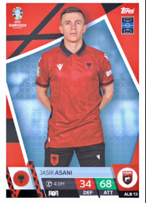 Topps Match Attax Euro 2024 - ALB 013 - Jasir Asani