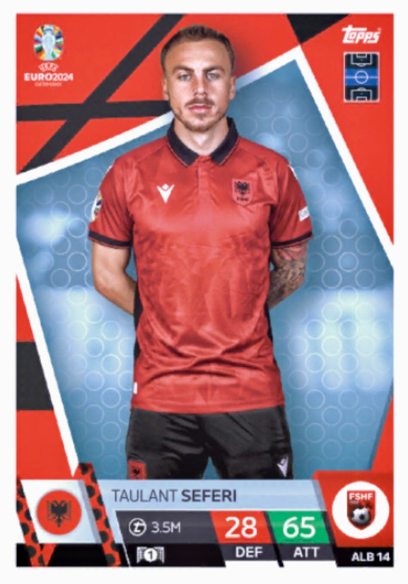 Topps Match Attax Euro 2024 - ALB 014 - Taulant Seferi