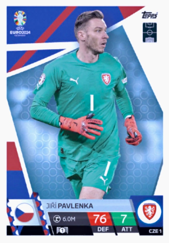 Topps Match Attax Euro 2024 - CZE 001 - Jirí Pavlenka