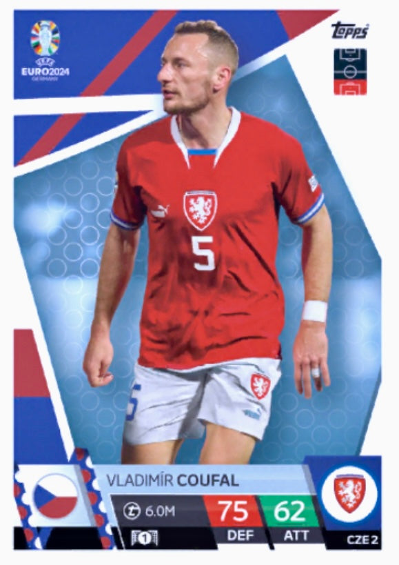 Topps Match Attax Euro 2024 - CZE 002 - Vladimír Coufal