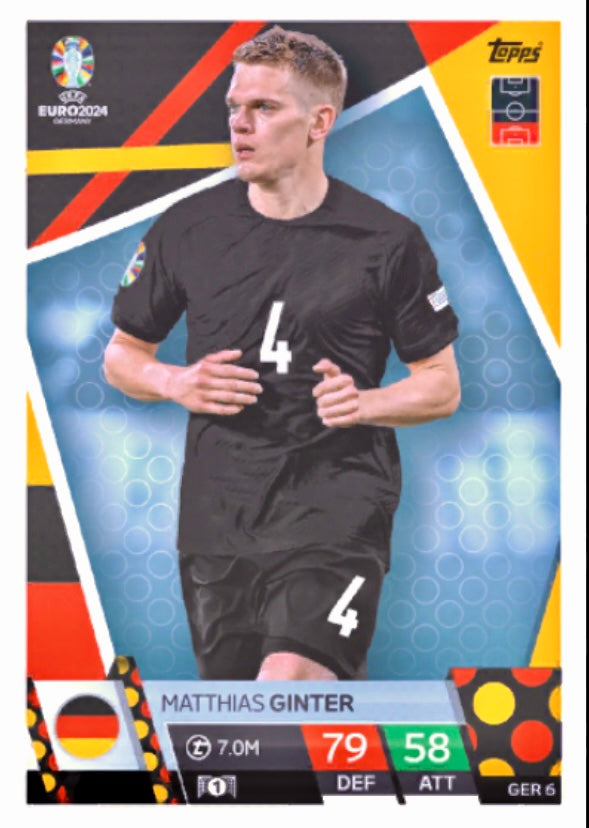 Topps Match Attax Euro 2024 - GER 006 - Matthias Ginter