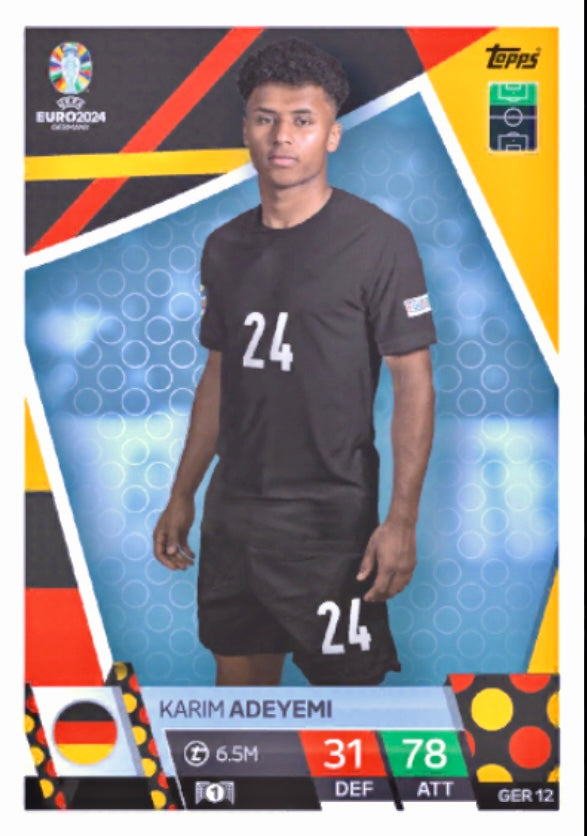 Topps Match Attax Euro 2024 - GER 012 - Karim Adeyemi