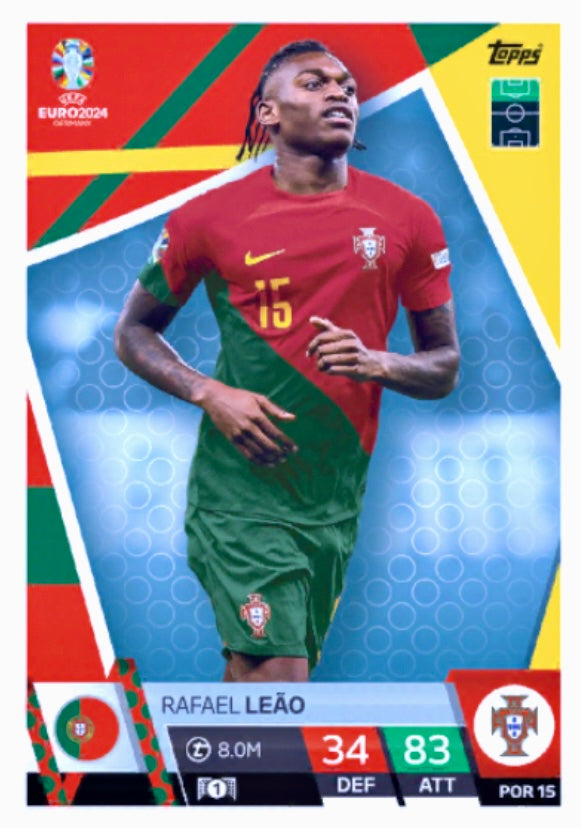 Topps Match Attax Euro 2024 - POR 015 - Rafael Leáo