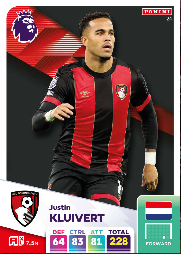 Panini Adrenalyn XL 2024/25 - 024 - Justin Kluivert