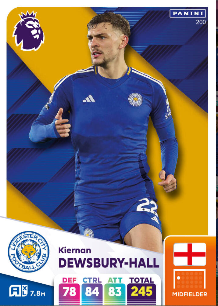 Panini Adrenalyn XL 2024/25 - 200 - Kiernan Dewsbury-Hall