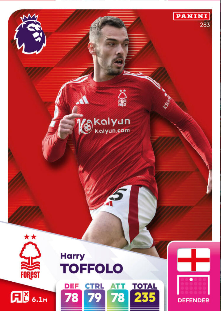 Panini Adrenalyn XL 2024/25 - 283 - Harry Toffolo