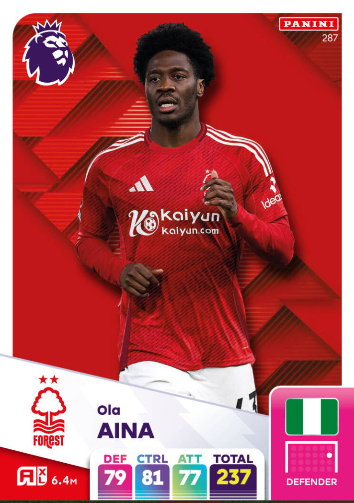 Panini Adrenalyn XL 2024/25 - 287 - Ola Aina