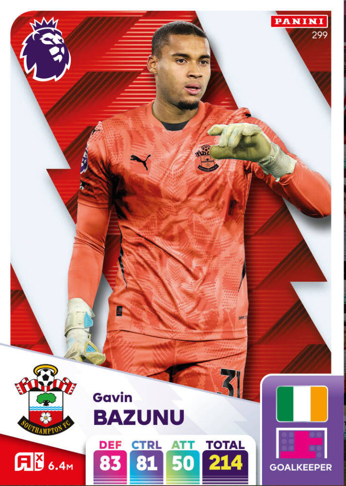 Panini Adrenalyn XL 2024/25 - 299 - Gavin Bazunu