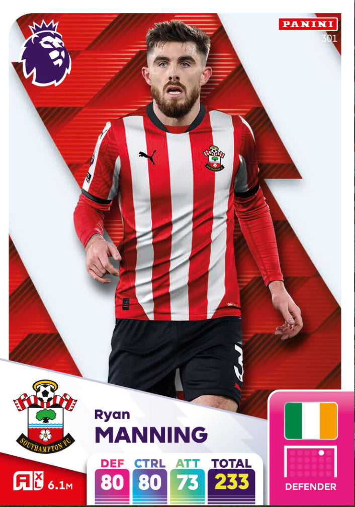 Panini Adrenalyn XL 2024/25 - 301 - Ryan Manning