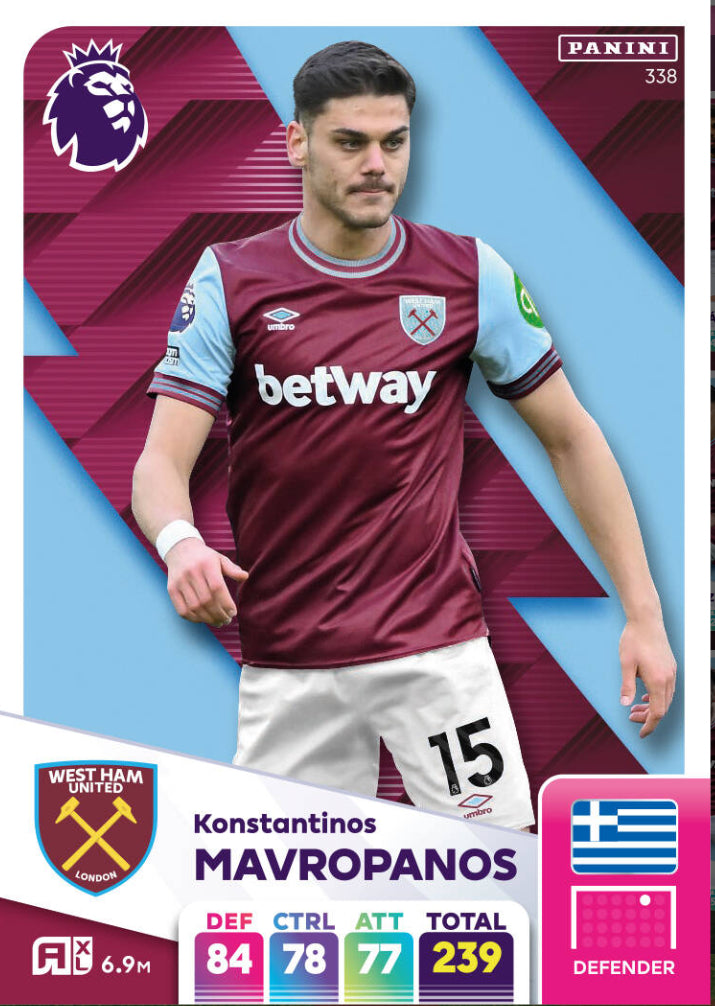 Panini Adrenalyn XL 2024/25 - 338 - Konstantinos Mavropanos