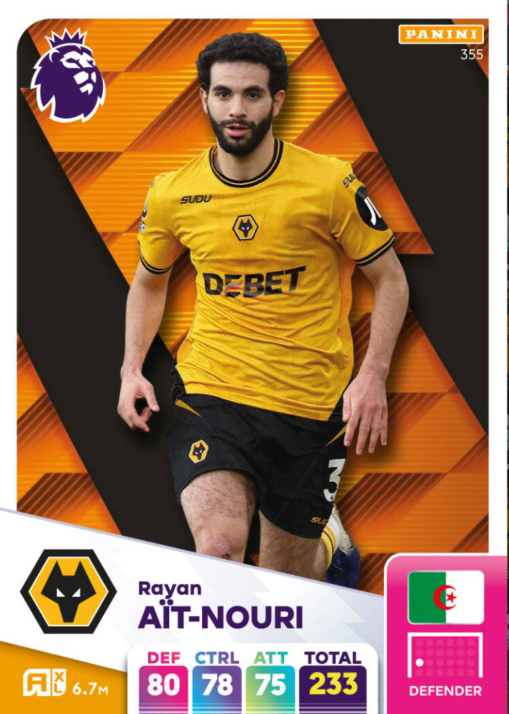 Panini Adrenalyn XL 2024/25 - 355 - Rayan Aít-Nouri