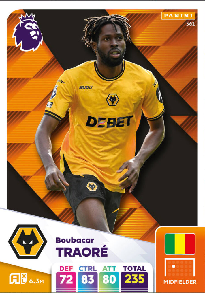Panini Adrenalyn XL 2024/25 - 361 - Boubacar Traoré