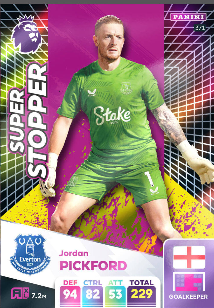 Panini Adrenalyn XL 2024/25 - 371 - Jordan Pickford - Super Stopper