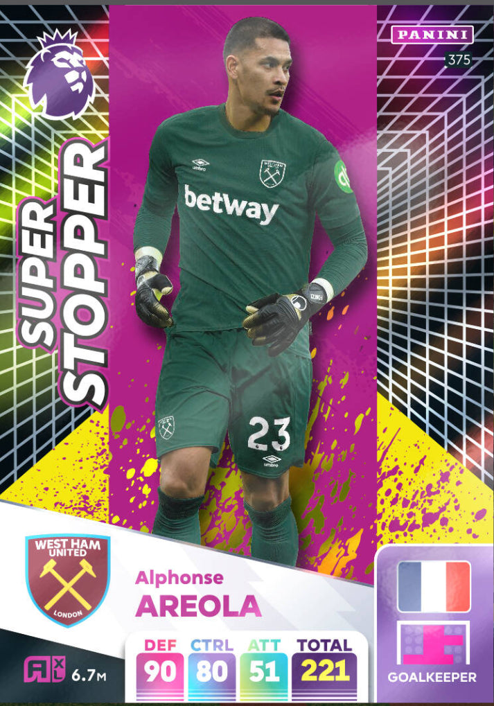 Panini Adrenalyn XL 2024/25 - 375 - Alphonse Areola - Super Stopper