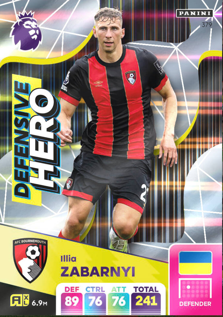 Panini Adrenalyn XL 2024/25 - 379 - Illia Zabarnyi - Defensive Hero