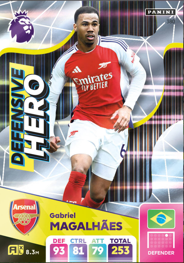 Panini Adrenalyn XL 2024/25 - 380 - Gabriel Magalháes - Defensive Hero