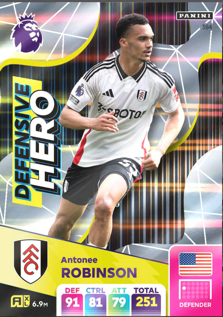 Panini Adrenalyn XL 2024/25 - 384 - Antonee Robinson - Defensive Hero